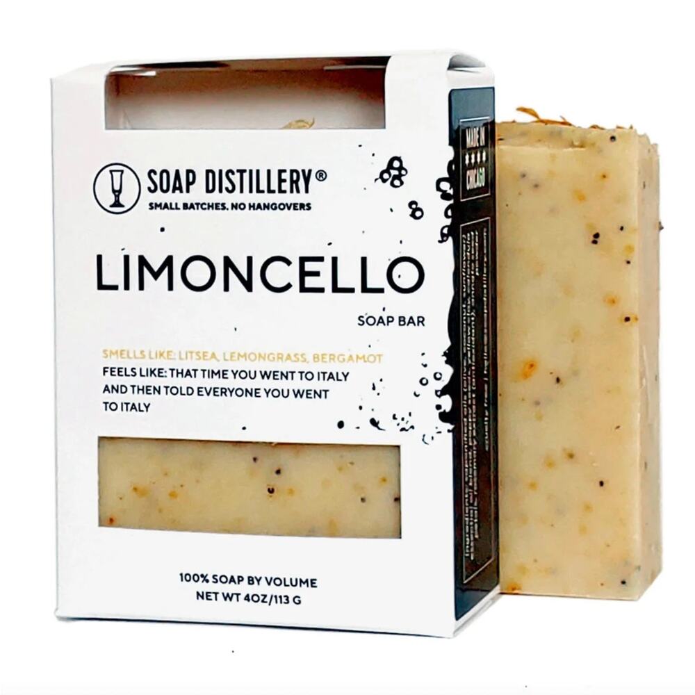Soap Distillery Limoncello Soap Bar Yellow 2 Pack